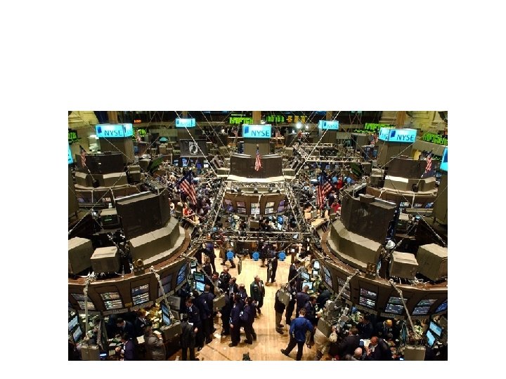 The floor of the New York Stock Exchange 