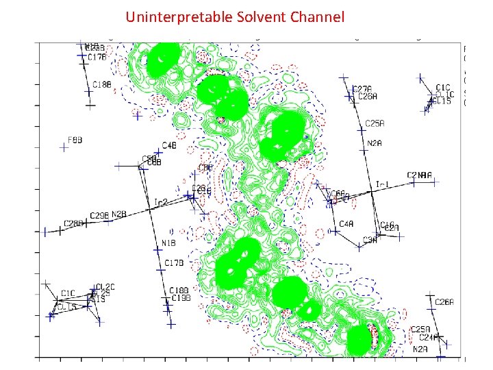 Uninterpretable Solvent Channel 