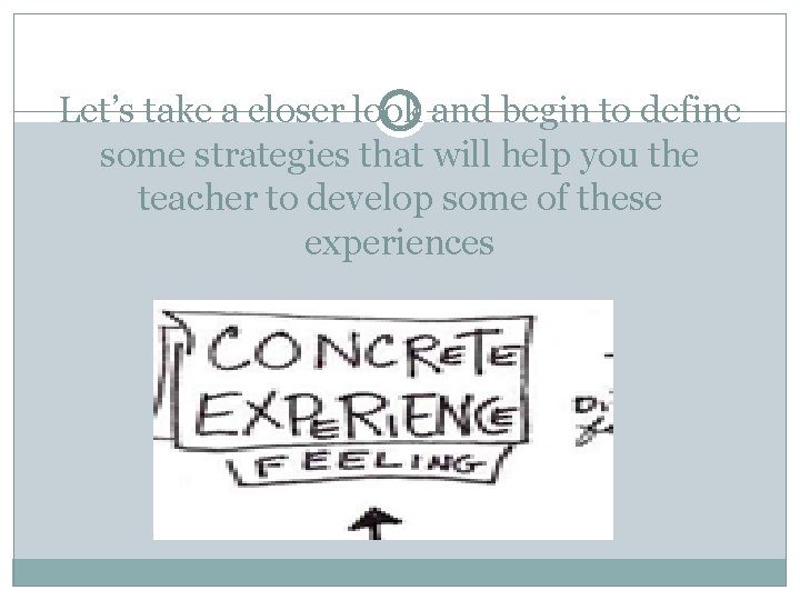 Let’s take a closer look and begin to define some strategies that will help