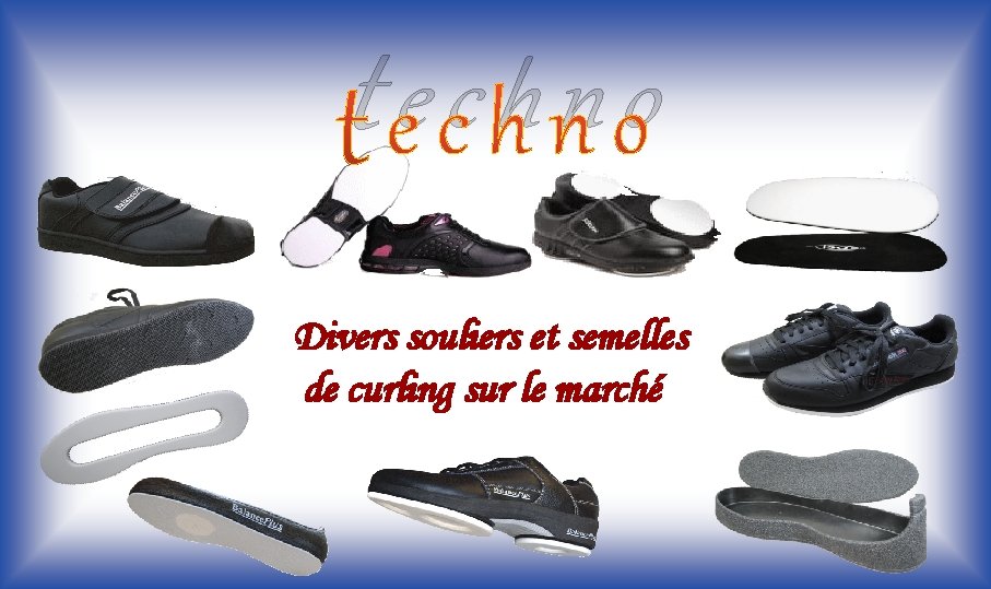techno Divers souliers et semelles de curling sur le marché 