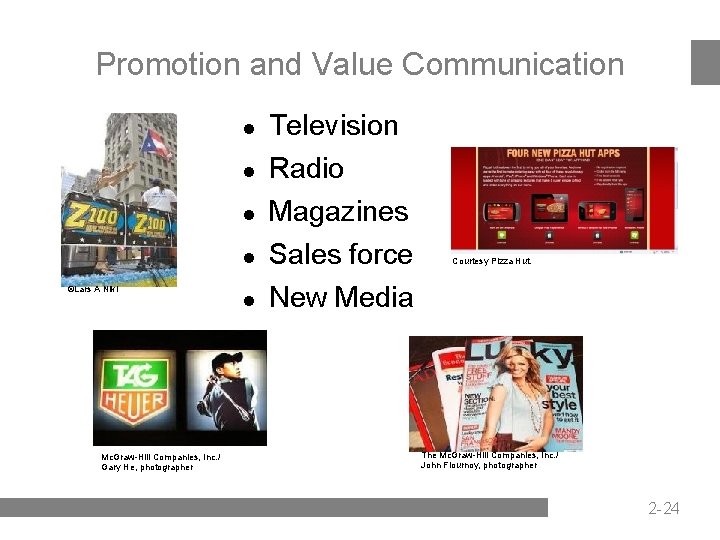 Promotion and Value Communication l l ©Lars A Niki Mc. Graw-Hill Companies, Inc. /