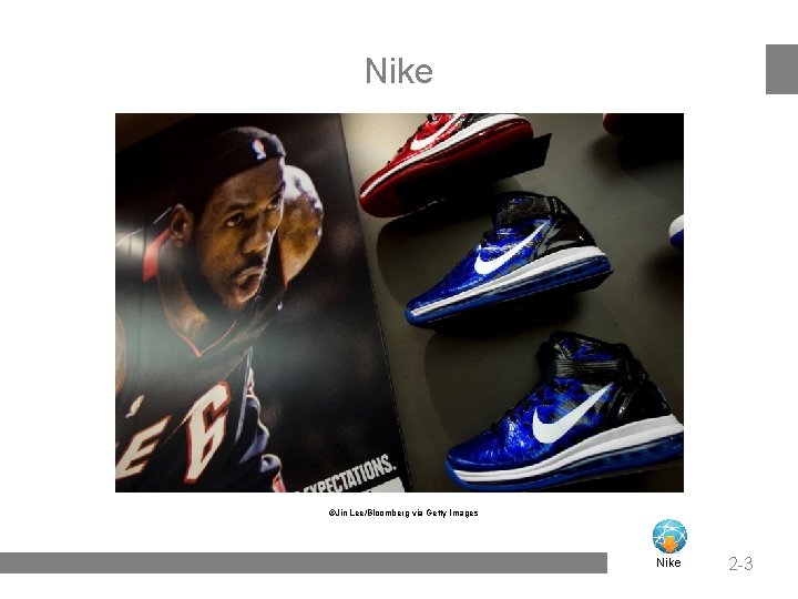 Nike ©Jin Lee/Bloomberg via Getty Images Nike 2 -3 