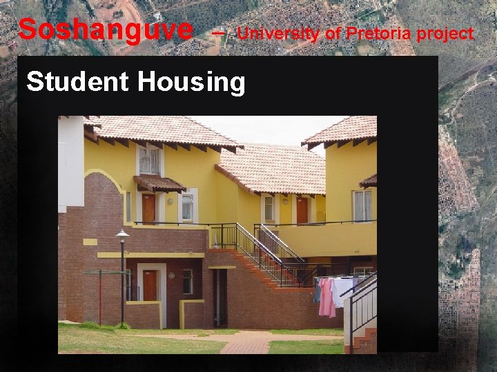 Soshanguve – University of Pretoria project Student Housing 