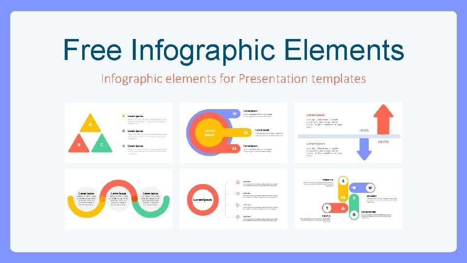 Free Infographic Elements Infographic elements for Presentation templates 