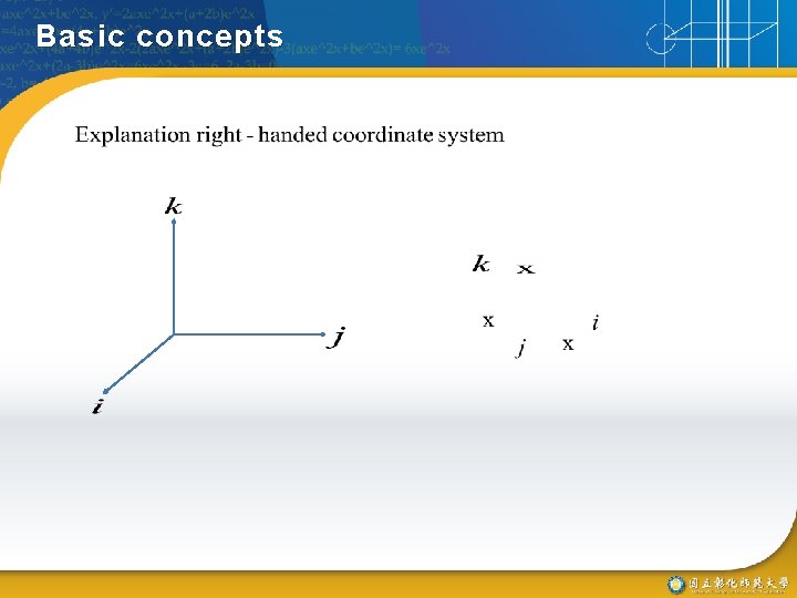 Basic concepts 