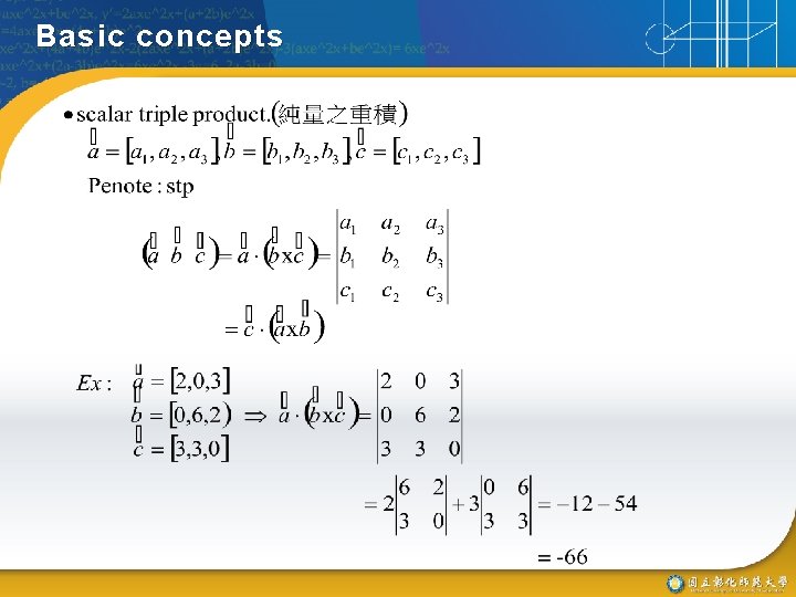 Basic concepts 