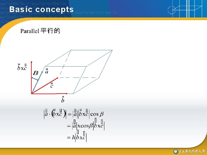 Basic concepts 