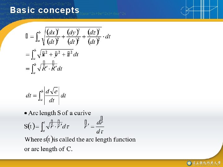 Basic concepts 