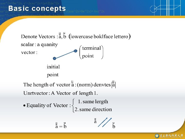 Basic concepts 