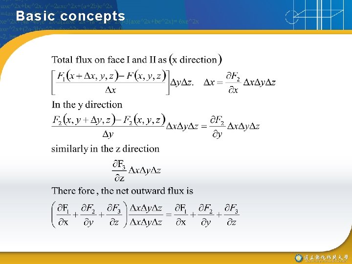 Basic concepts 