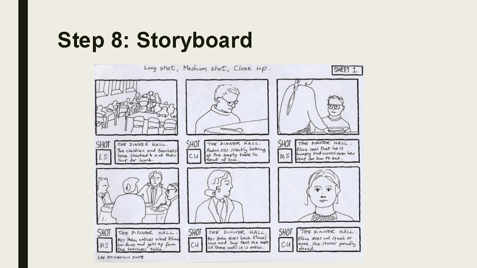 Step 8: Storyboard 