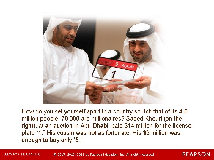 How do you set yourself apart in a country so rich that of its