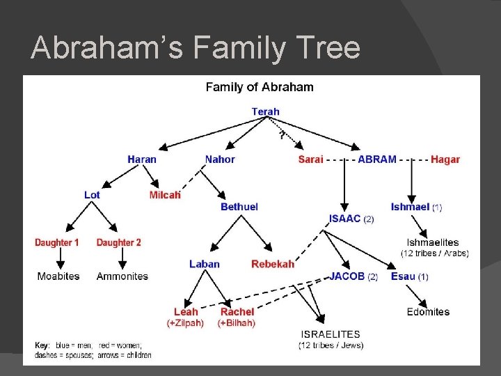 Abraham’s Family Tree 