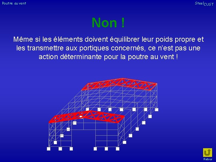 Poutre au vent Steel. CUST Non ! Même si les éléments doivent équilibrer leur Poutre au vent Steel. CUST Non ! Même si les éléments doivent équilibrer leur