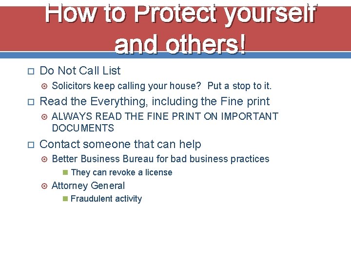 How to Protect yourself and others! Do Not Call List Solicitors keep calling your