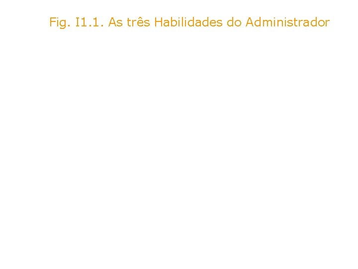 Fig. I 1. 1. As três Habilidades do Administrador 