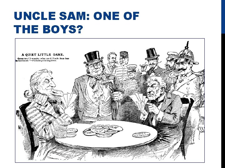 UNCLE SAM: ONE OF THE BOYS? 