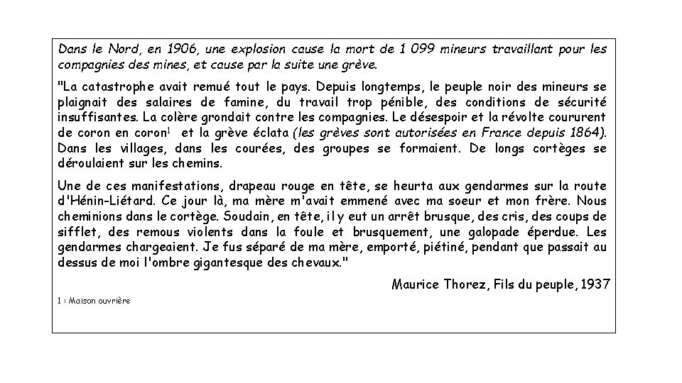 Dans le Nord, en 1906, une explosion cause la mort de 1 099 mineurs