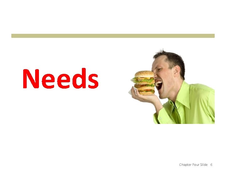 Needs Chapter Four Slide 6 