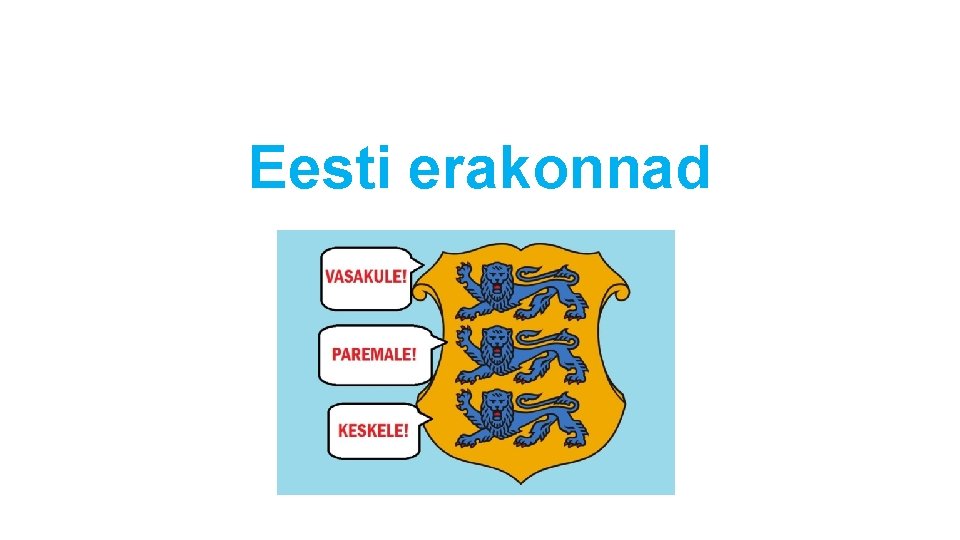 Eesti erakonnad 