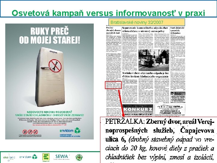 Osvetová kampaň versus informovanosť v praxi Bratislavské noviny 32/2007 