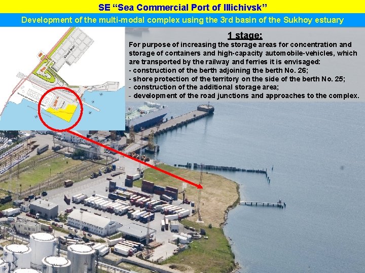 SE “Sea Commercial Port of Illichivsk” Development of the multi-modal complex using the 3