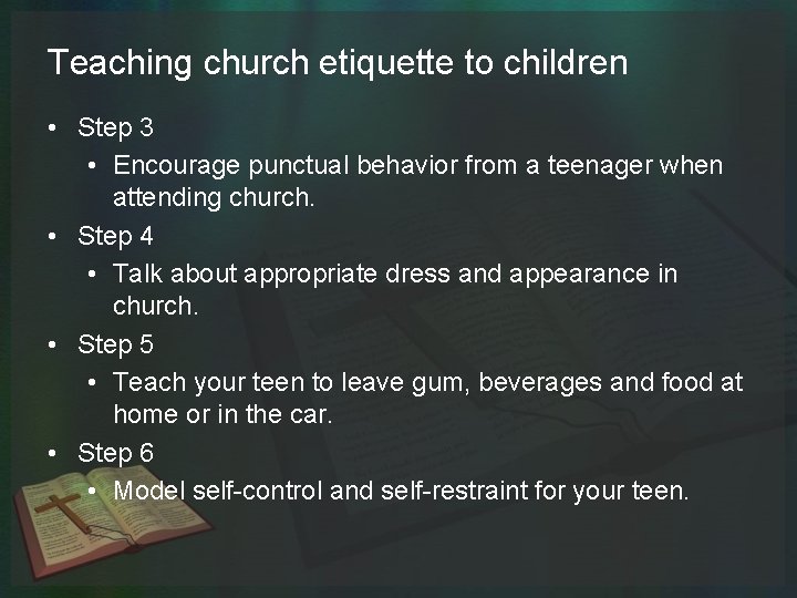 Teaching church etiquette to children • Step 3 • Encourage punctual behavior from a