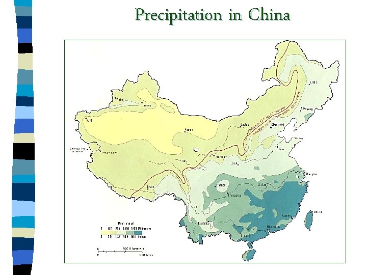 Precipitation in China 