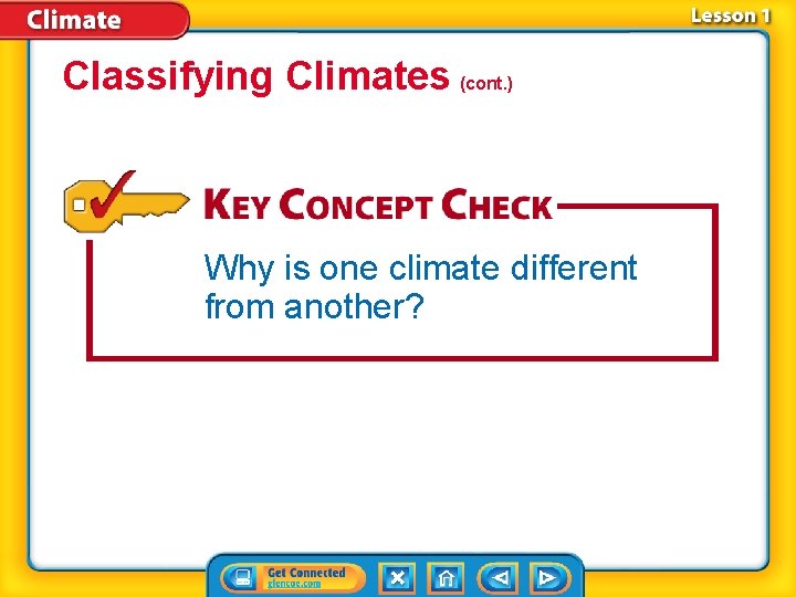 Classifying Climates (cont. ) Why is one climate different from another? 