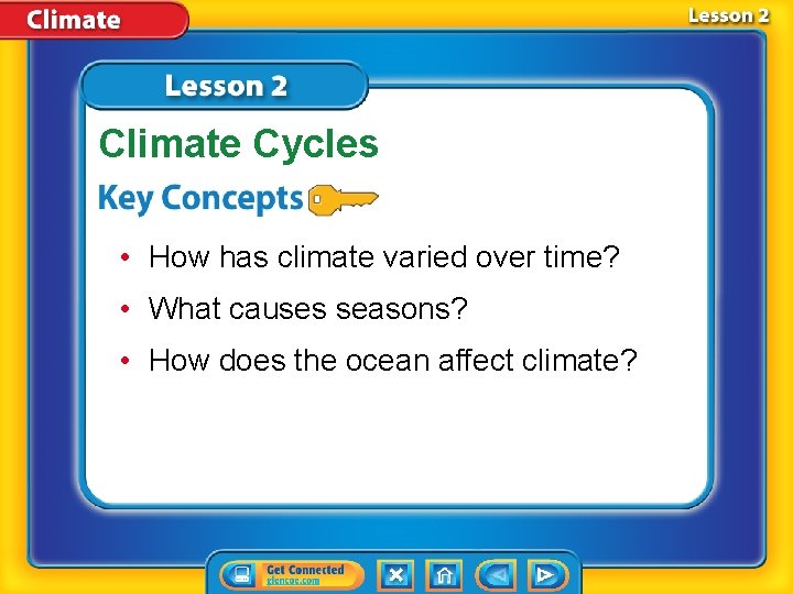 Climate Cycles • How has climate varied over time? • What causes seasons? •