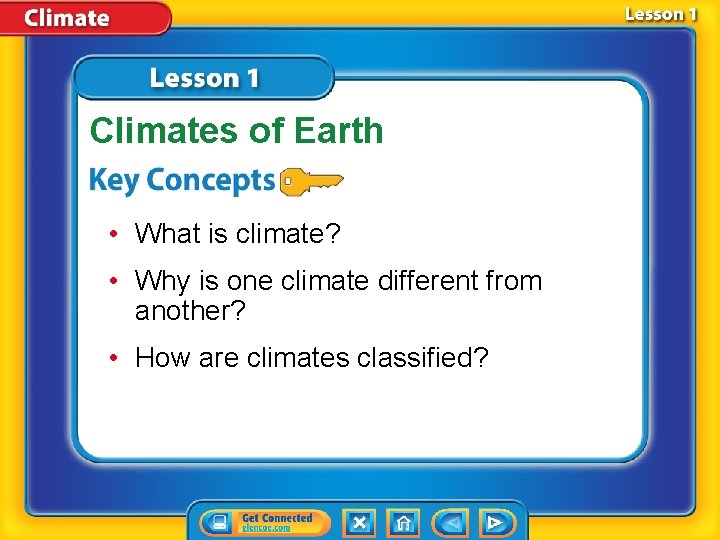 Climates of Earth • What is climate? • Why is one climate different from