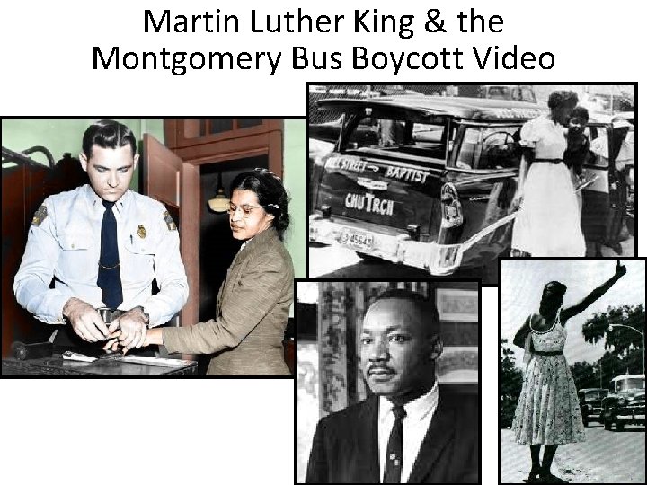 Martin Luther King & the Montgomery Bus Boycott Video 