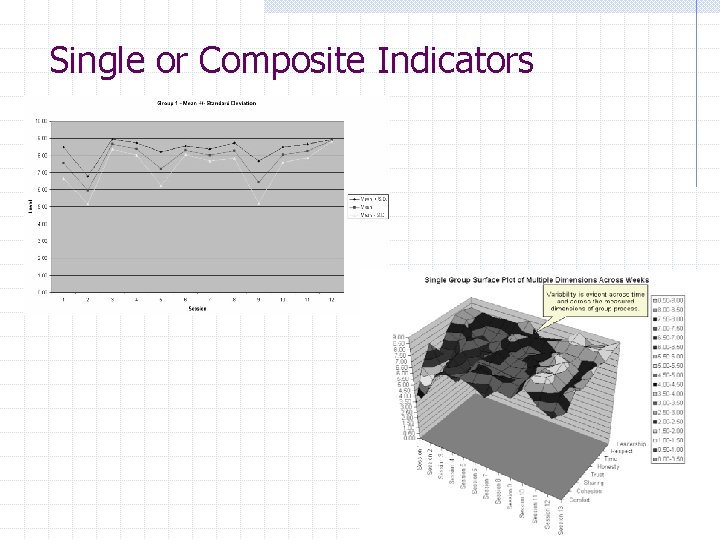 Single or Composite Indicators 