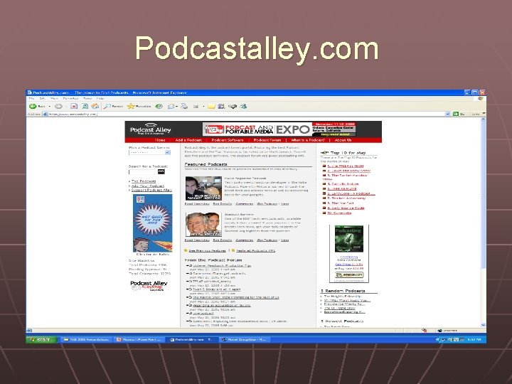 Podcastalley. com 