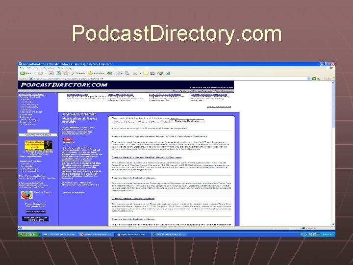 Podcast. Directory. com 