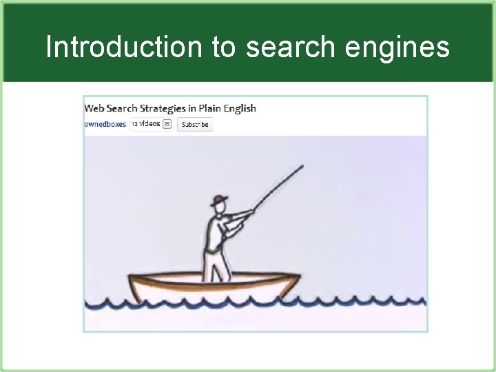 Introduction to search engines 