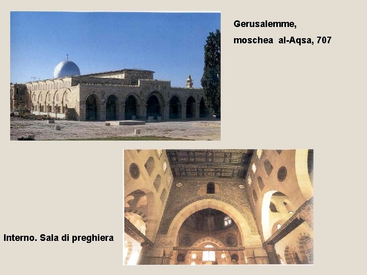 Gerusalemme, moschea al-Aqsa, 707 Interno. Sala di preghiera 