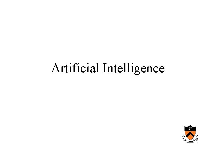 Artificial Intelligence 