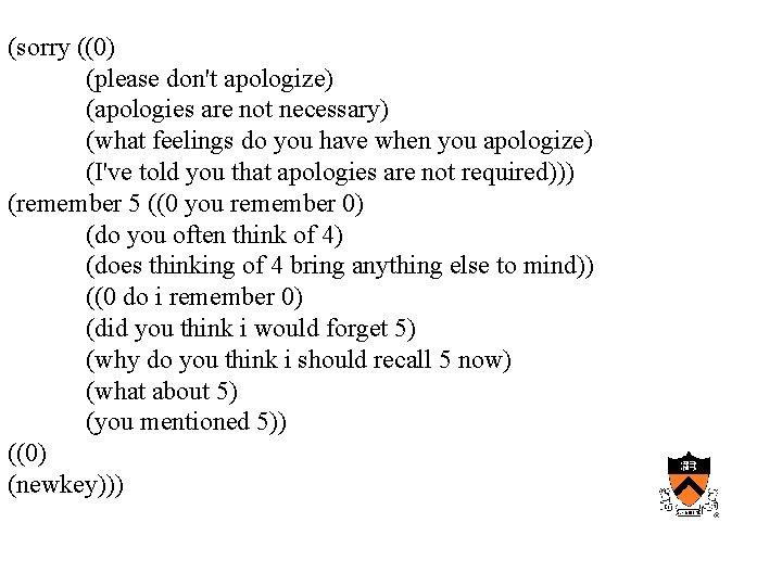 (sorry ((0) (please don't apologize) (apologies are not necessary) (what feelings do you have