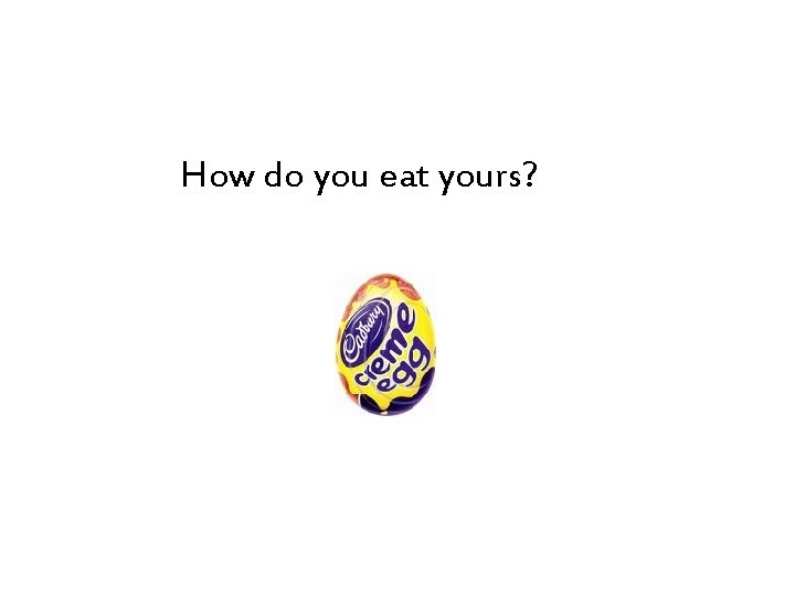 How do you eat yours? 
