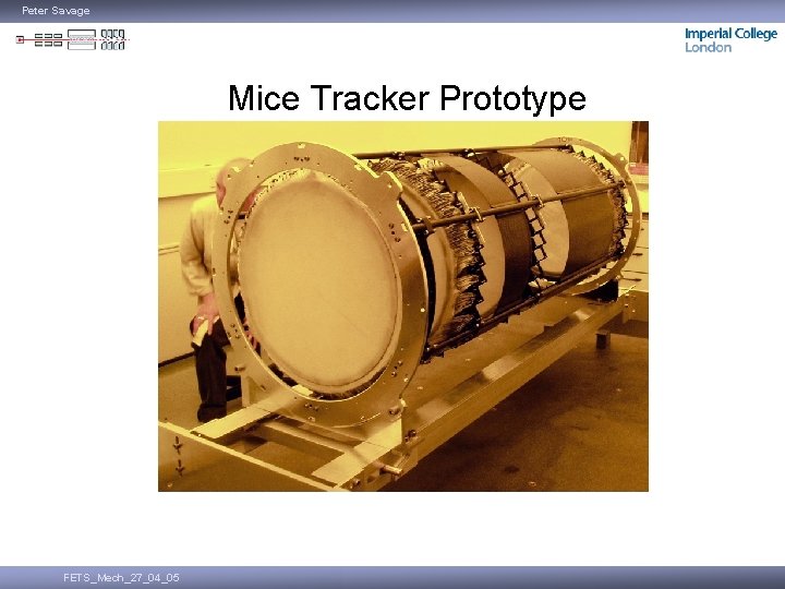 Peter Savage Mice Tracker Prototype FETS_Mech_27_04_05 