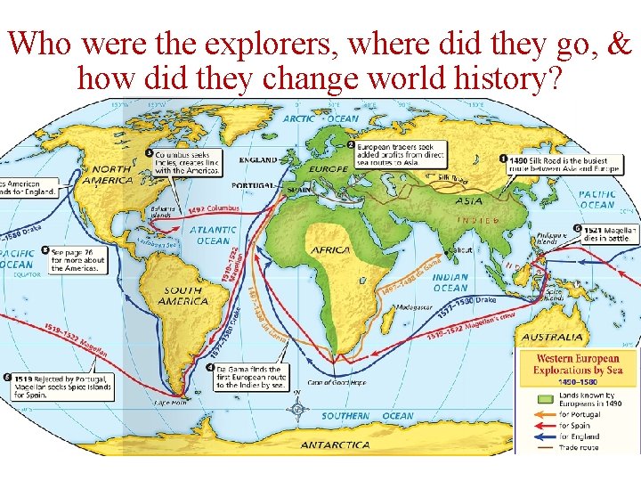 of Exploration Who were. The the Age explorers, where did they go, & how