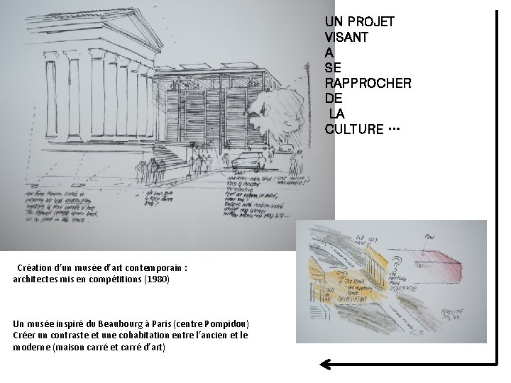 UN PROJET VISANT A SE RAPPROCHER DE LA CULTURE … Création d’un musée d’art