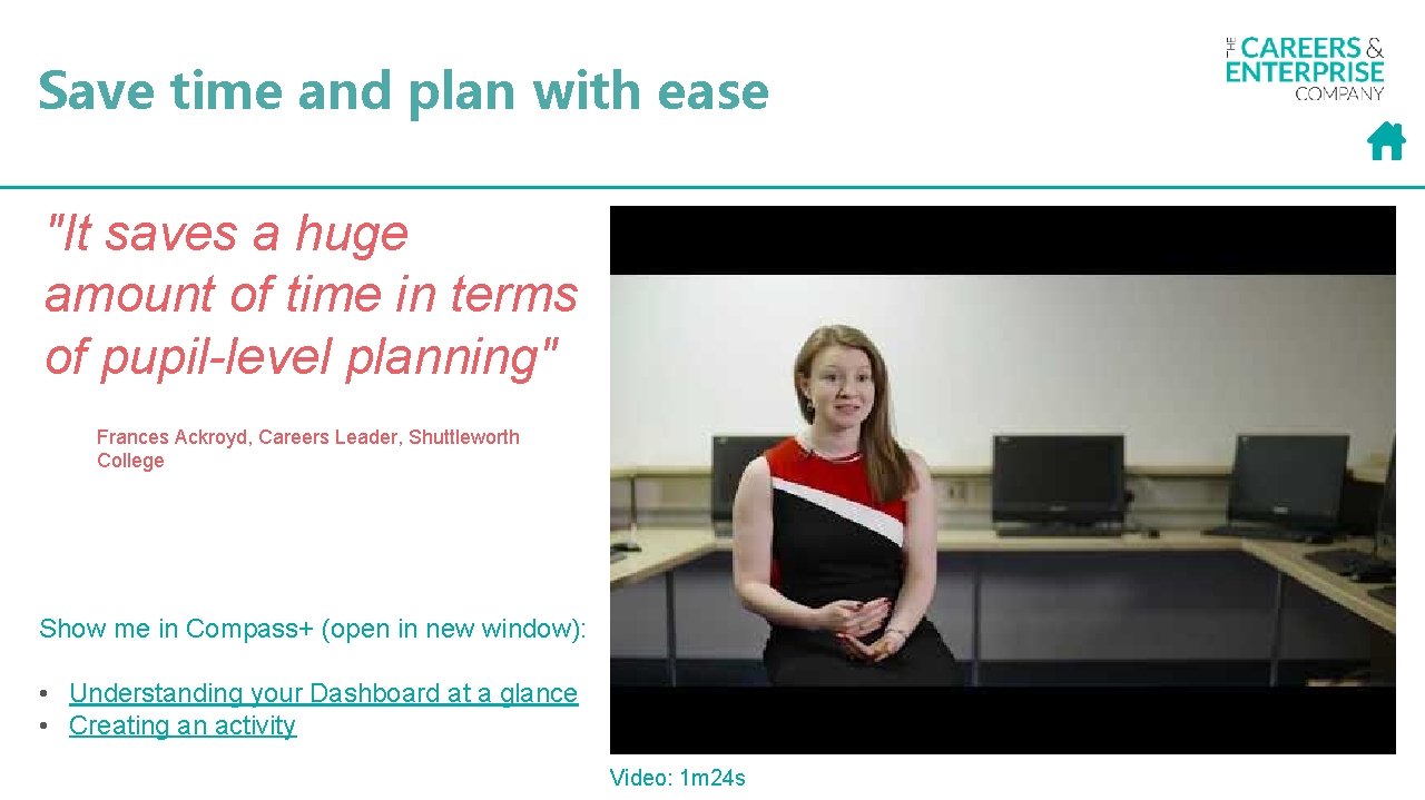 Save time and plan with ease "It saves a huge amount of time in