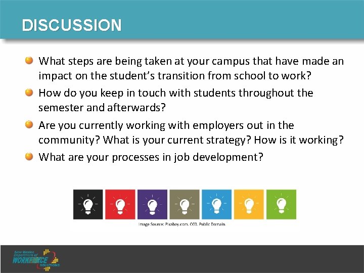 DISCUSSION What steps are being taken at your campus that have made an impact DISCUSSION What steps are being taken at your campus that have made an impact