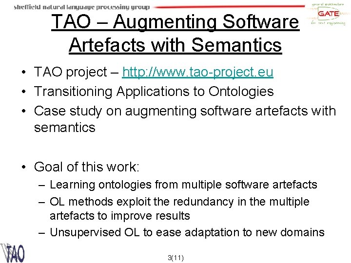 Learning ontologies from software artefacts exploring and combining