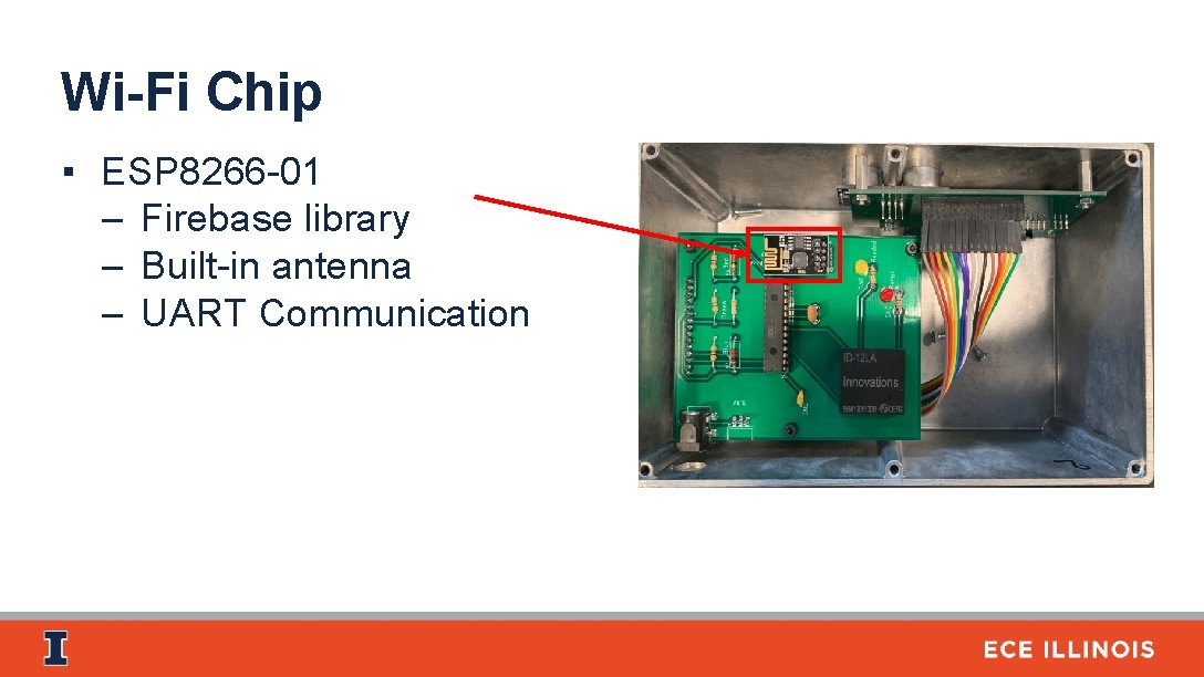Wi-Fi Chip ▪ ESP 8266 -01 – Firebase library – Built-in antenna – UART