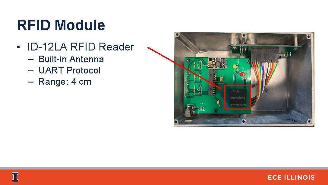 RFID Module ▪ ID-12 LA RFID Reader – Built-in Antenna – UART Protocol –