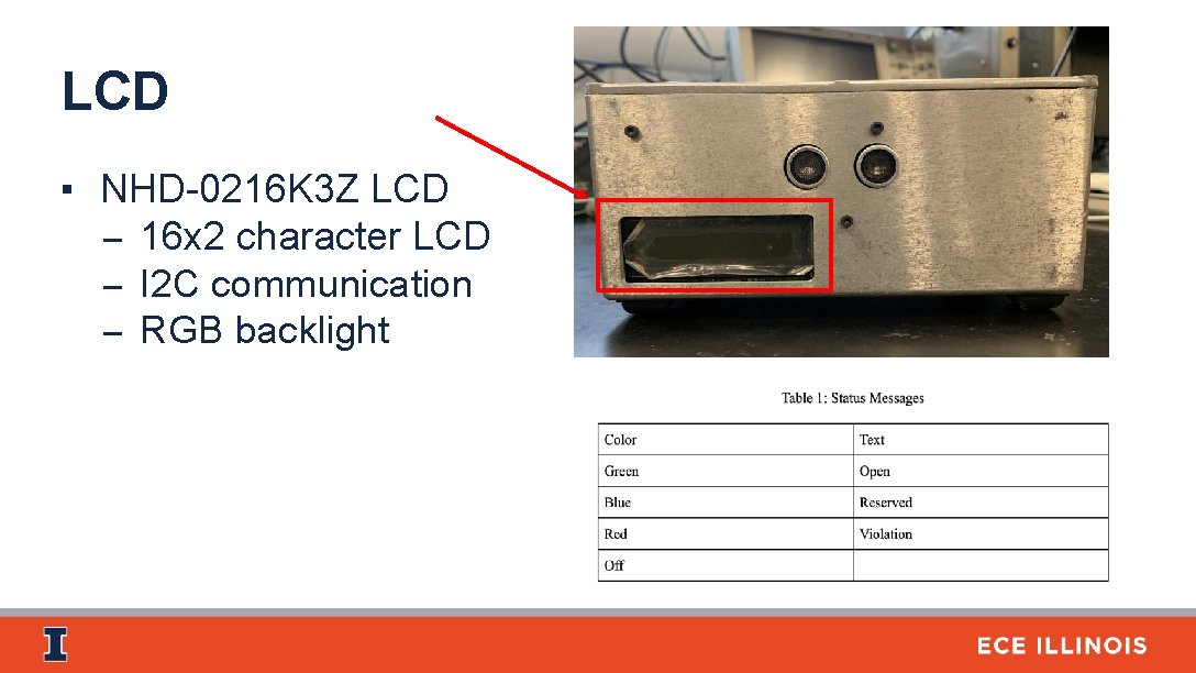 LCD ▪ NHD-0216 K 3 Z LCD – 16 x 2 character LCD –