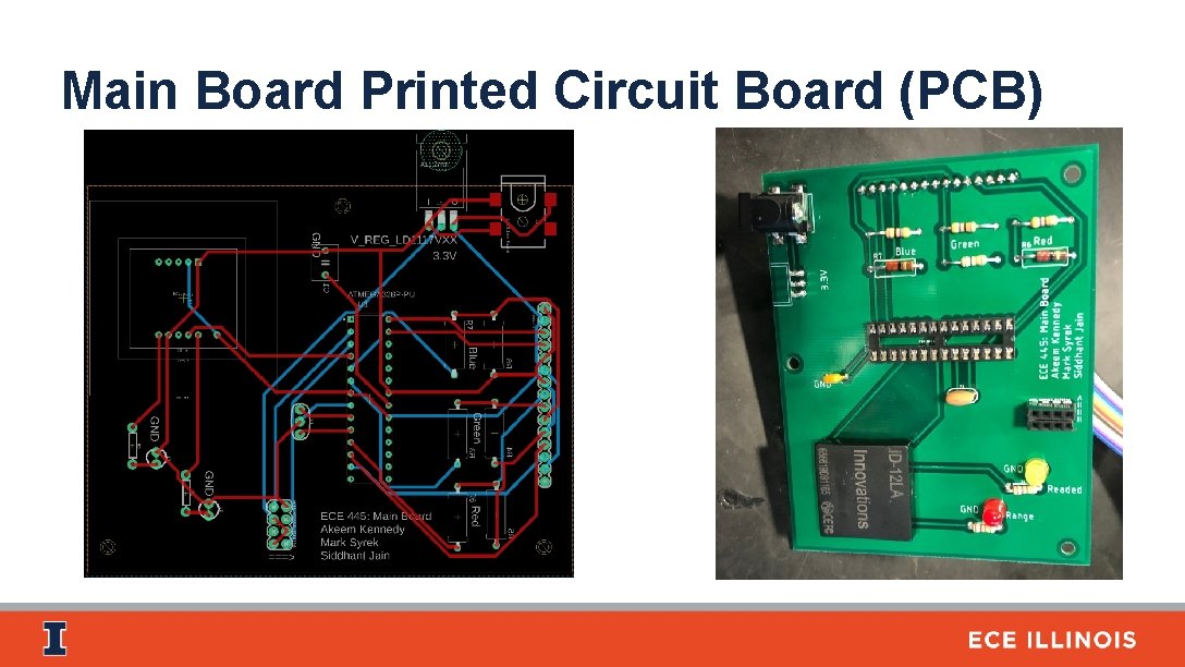 Main Board Printed Circuit Board (PCB) 